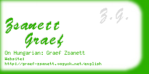 zsanett graef business card